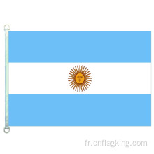 100% polyester 90*150CM Argentine bannière Drapeaux Argentine